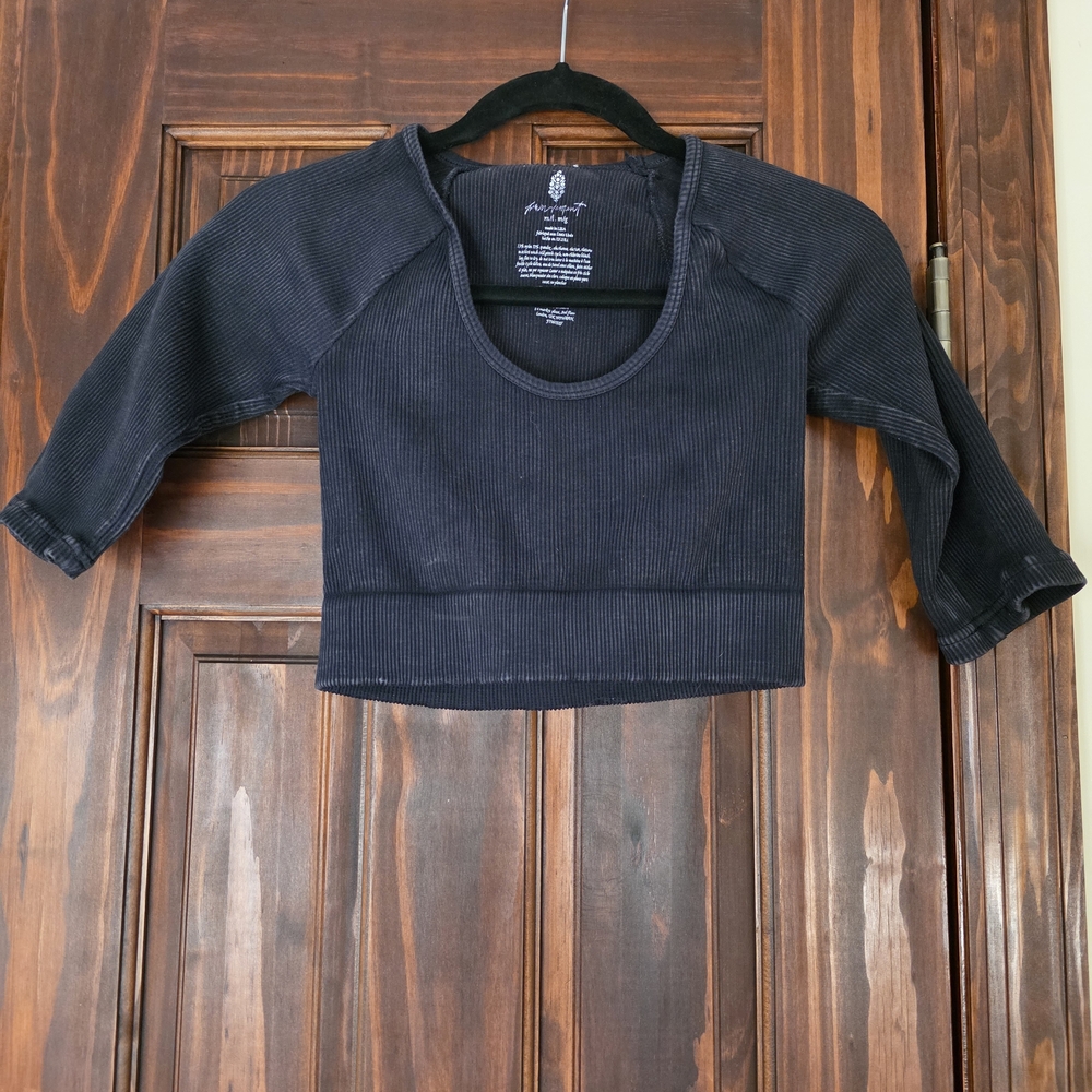 Kids Navy Blue Long Sleeve Top